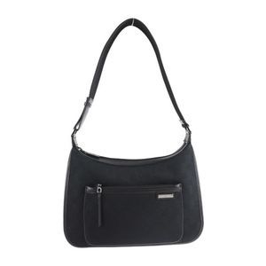 Gucci Canvas Leather Black GG One Shoulder Tote Bag Shoulder Bag